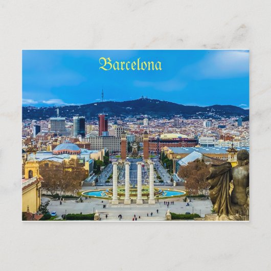 Postkarte Barcelona (Vorderseite)