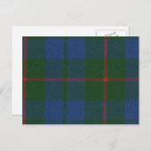 Postkarte Barclay Jagd Alter Tartan (Vorne/Hinten)