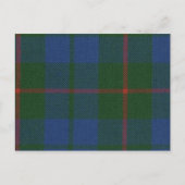 Postkarte Barclay Jagd Alter Tartan (Vorderseite)