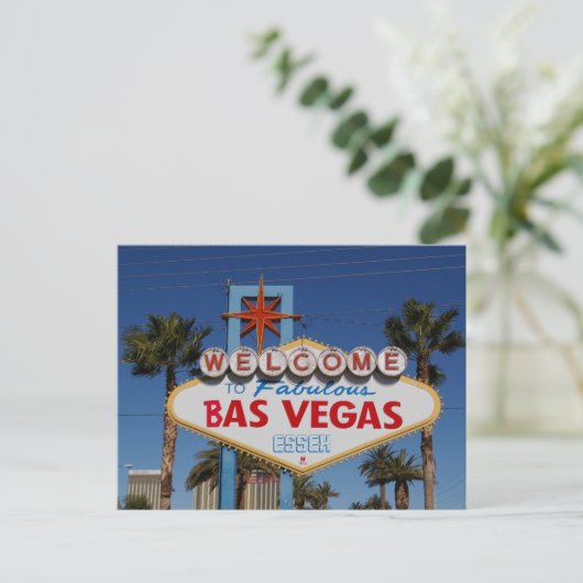 Postkarte Bas vegas (Stehend Vorderseite)
