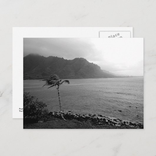 Postkarte "Beach Front" (Vorne/Hinten)