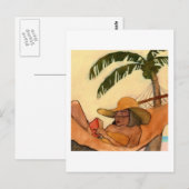 Postkarte "Beach Reading" (Vorne/Hinten)