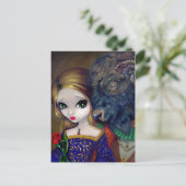 Postkarte "Beauty and the Beast" (Stehend Vorderseite)
