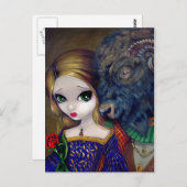 Postkarte "Beauty and the Beast" (Vorne/Hinten)