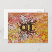 Postkarte "Bee Mine" (Vorne/Hinten)