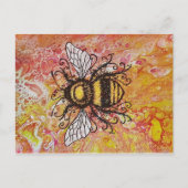 Postkarte "Bee Mine" (Vorderseite)