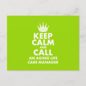 Postkarte "Behalt Ruhe" (Vorderseite)