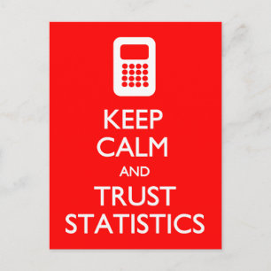 Postkarte behalt von Calm Trust-Statistiken