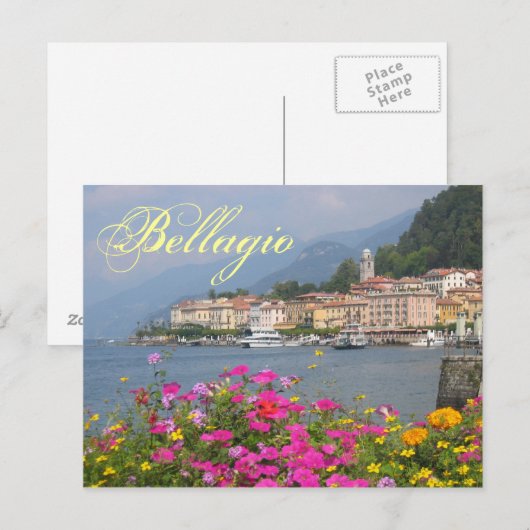 Postkarte Bellagio (Vorne/Hinten)