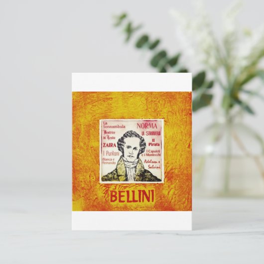 Postkarte Bellini (Stehend Vorderseite)