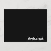 Postkarte Berlin nachts (Vorderseite)