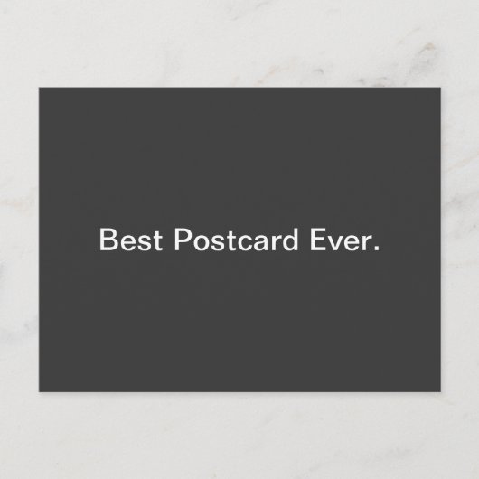 Postkarte: Beste Postkarte (Vorderseite)