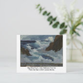 Postkarte "Big Wave" (Stehend Vorderseite)