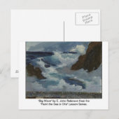 Postkarte "Big Wave" (Vorne/Hinten)