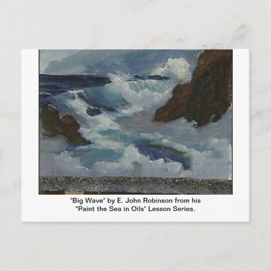 Postkarte "Big Wave" (Vorderseite)