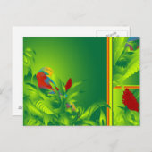 Postkarte Bird O'Paradise (Vorne/Hinten)