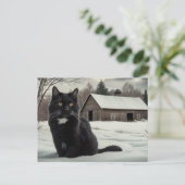 Postkarte Black Cat Reihe 2 03 (Stehend Vorderseite)