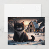 Postkarte Black Cat Reihe 2 04 (Vorne/Hinten)