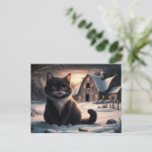 Postkarte Black Cat Reihe 2 04 (Stehend Vorderseite)