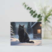 Postkarte Black Cat Reihe 2 07 (Stehend Vorderseite)