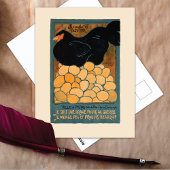 Postkarte "Black French Hen Lithograph"