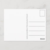 Postkarte "Blau verschieben" (Rückseite)