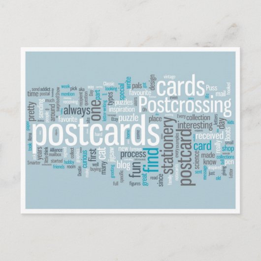 Postkarte "Blau verschieben" (Vorderseite)