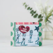 Postkarte - Bleibe stark (Stehend Vorderseite)