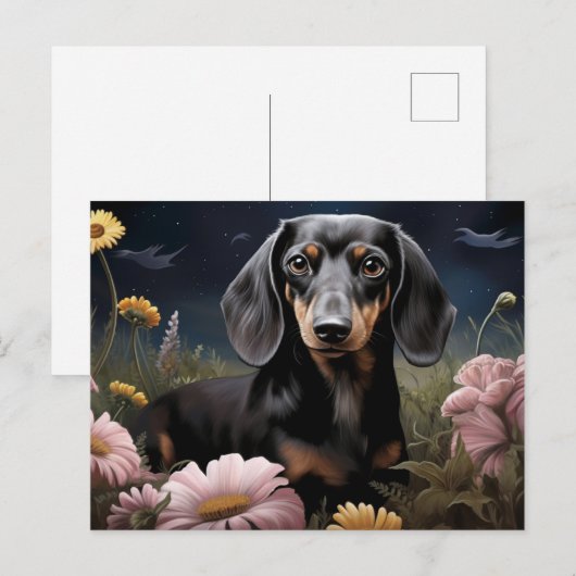 Postkarte Blossoming Spring (Vorne/Hinten)