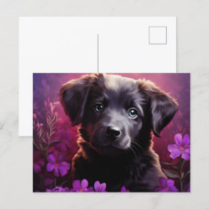 Postkarte Blume der Liebe