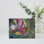 Postkarte: "Blume Spider" Postkarte (Stehend Vorderseite)