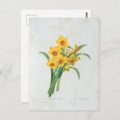 Postkarte Blumen 5 (Vorne/Hinten)