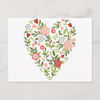 Postkarte - Blumenkohl - Valentinstag