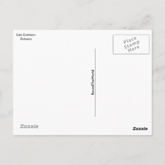 Postkarte - Bodensee (Bodensee) (Rückseite)