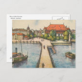 Postkarte - Bodensee, Konstanz (Vorne/Hinten)