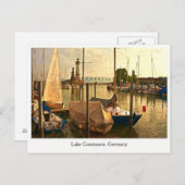 Postkarte Bodensees, Deutschland (Vorne/Hinten)