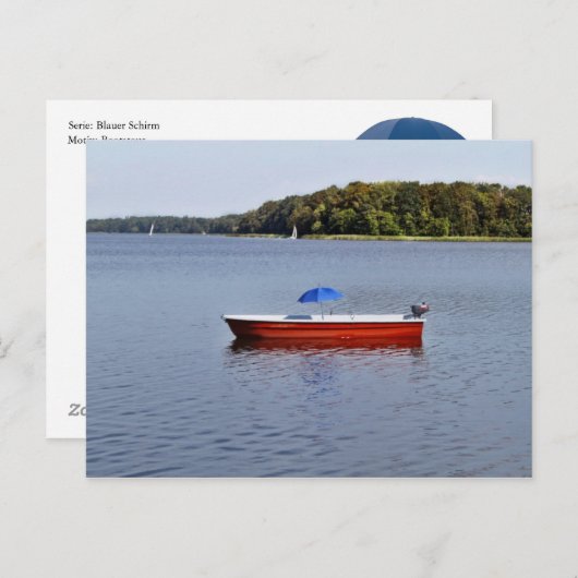 Postkarte - Bootstour (Vorne/Hinten)