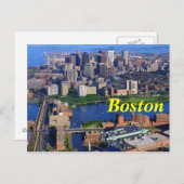 Postkarte Boston (Vorne/Hinten)