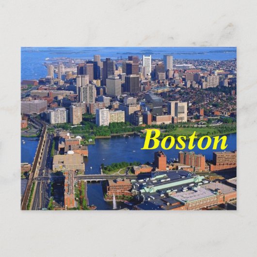 Postkarte Boston (Vorderseite)