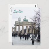 Postkarte Brandenburger Tor (Vorne/Hinten)