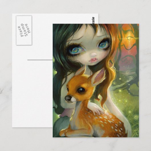 Postkarte "Bruder und Schwester" (Vorne/Hinten)