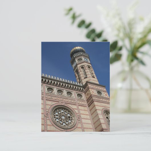 Postkarte Budapest Synagoge (Stehend Vorderseite)