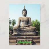 Postkarte Buddhas Sukhothai Thailand (Vorderseite)