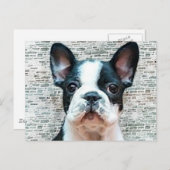Postkarte "Bulldog" (Vorne/Hinten)