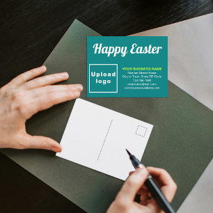 Postkarte "Business Oaster Aquamarin Green Holiday