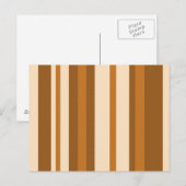 Postkarte Butter Minze Streifen (Vorne/Hinten)