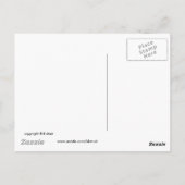 Postkarte - Calendula mit Etikett (Rückseite)