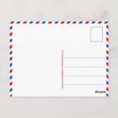 Postkarte "California" (Rückseite)