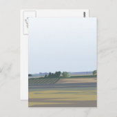 Postkarte California Farmland (Vorne/Hinten)