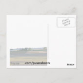 Postkarte California Farmland (Rückseite)